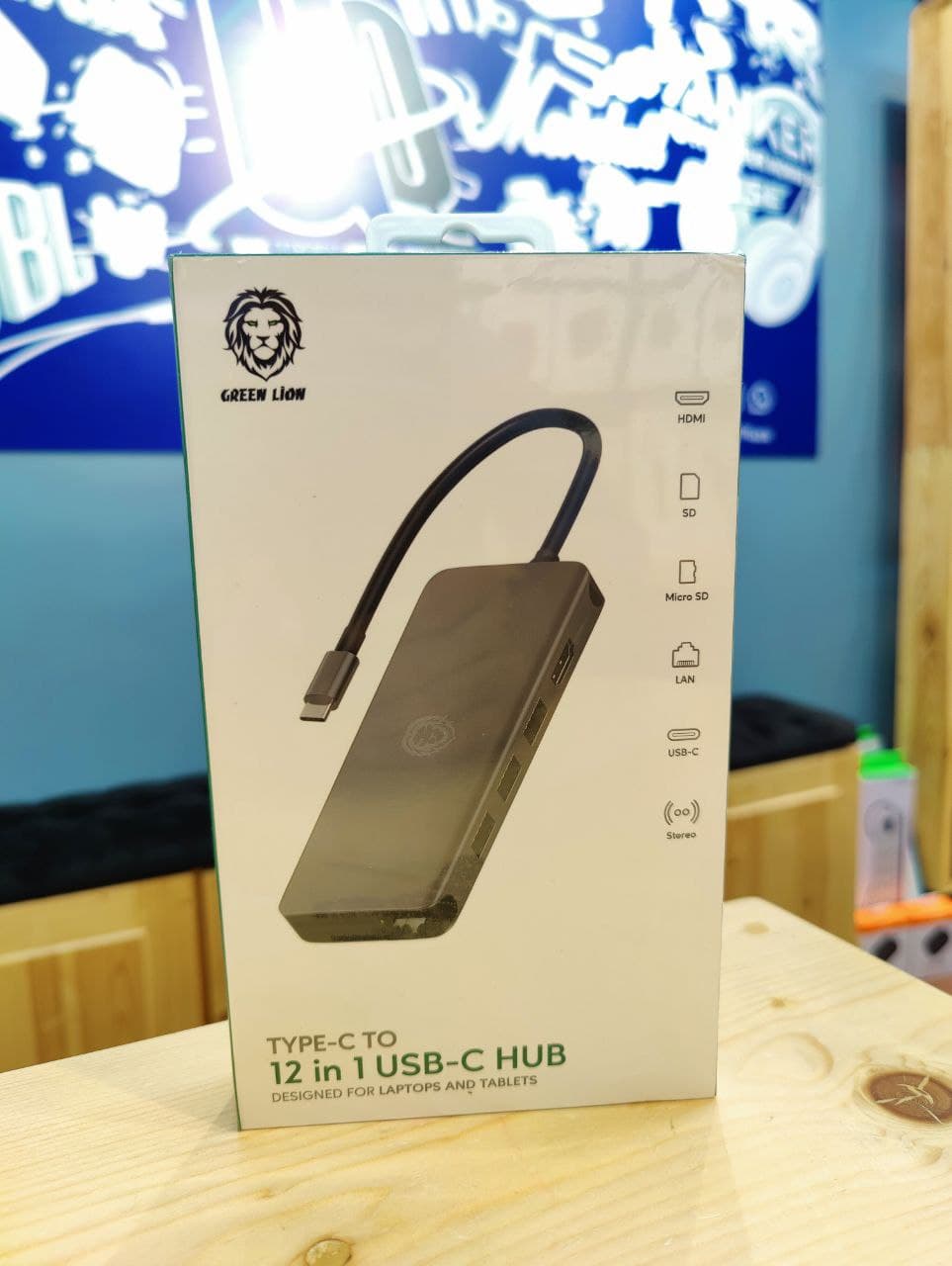 Green Lion Type C To 12 In 1 USB-C Connection Hub