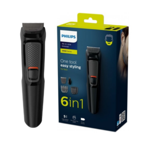 PHILIPS 6-in-1 Multi Grooming Kit MG3710/15, All-in-One Trimmer 3000 Series
