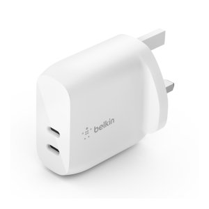 Belkin BoostCharge Dual USB-C PD Wall Charger 40W