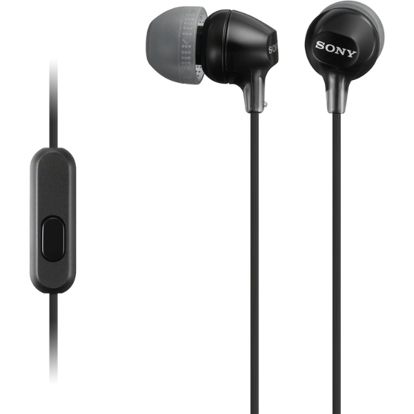 Sony MDREX15AP In-Ear Earbud Headphones with Mic